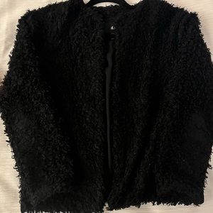 H&M furry cardigan. Size S